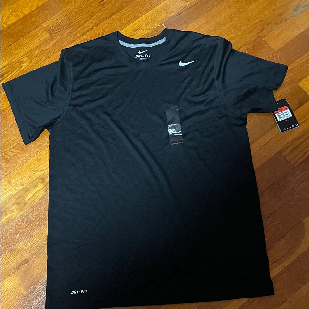 Nike Men's Black Dri-FIT Tee size L NWT DRI FIT STAY COOL